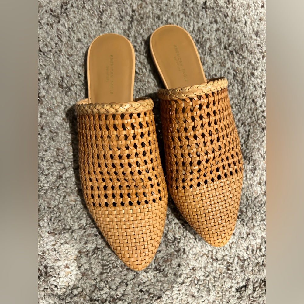 American Eagle Woven Mules
